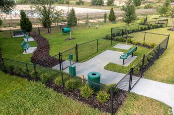 Pet-friendly community with resident-only bark park